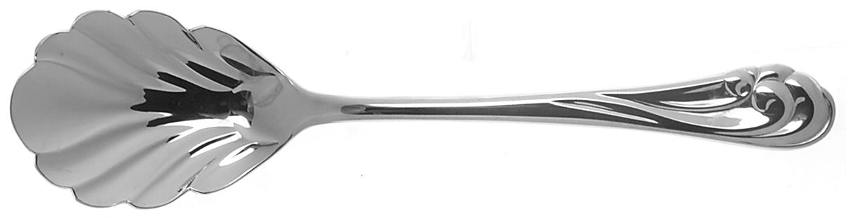 Breakers (Stainless) Sugar Shell Spoon by Kirk Stieff-1