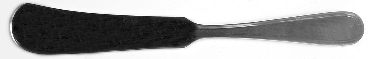 Calvert (Sterling, 1927, No Monograms) Large Flat Handle Butter Spreader by Kirk Stieff-1