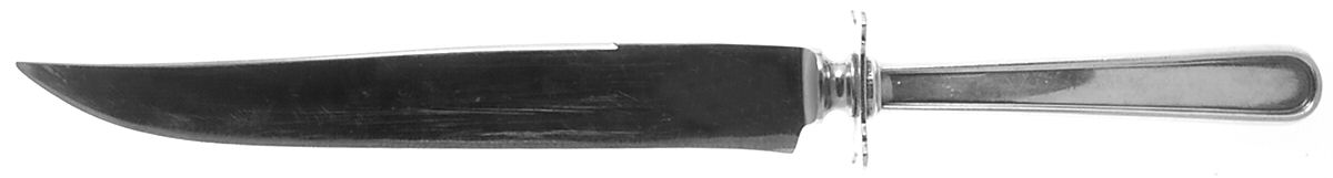 Calvert (Sterling, 1927, No Monograms) Small Steak Carving Knife with Stainless Blade by Kirk Stieff-1