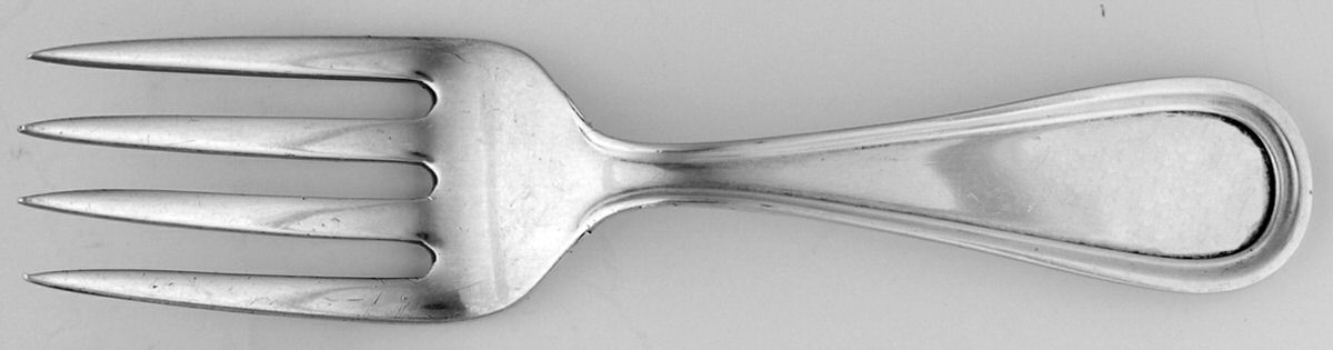 Calvert (Sterling, 1927, No Monograms) Baby Fork by Kirk Stieff-1