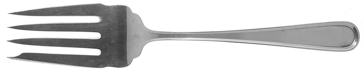 Calvert (Sterling, 1927, No Monograms) Small Solid Cold Meat Serving Fork by Kirk Stieff-1