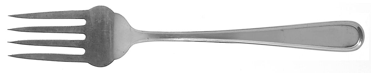 Calvert (Sterling, 1927, No Monograms) Individual Solid Fish Fork by Kirk Stieff-1