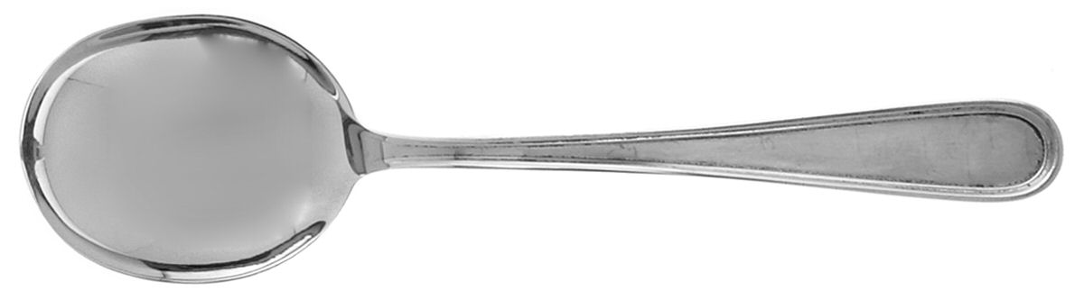 Calvert (Sterling, 1927, No Monograms) Round Bowl Soup Spoon (Gumbo) by Kirk Stieff-1