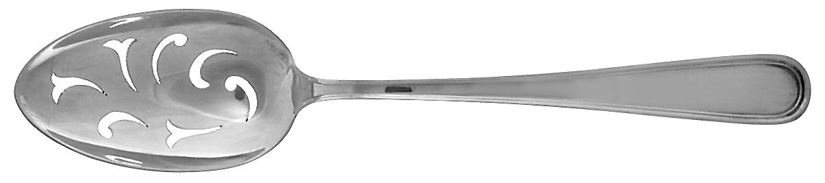 Calvert (Sterling, 1927, No Monograms) Pierced Tablespoon (Serving Spoon) by Kirk Stieff-1