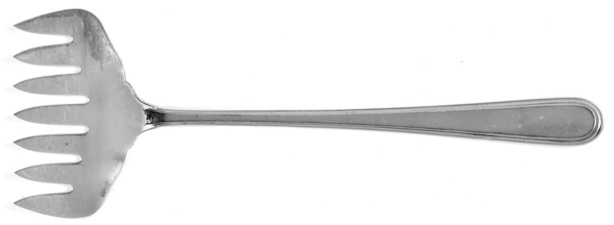 Calvert (Sterling, 1927, No Monograms) Bacon Fork (All Solid Piece) by Kirk Stieff-1