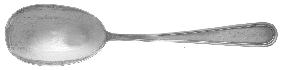 Calvert (Sterling, 1927, No Monograms) Solid Serving Spoon by Kirk Stieff-1