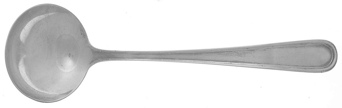 Calvert (Sterling, 1927, No Monograms) Solid Gravy Ladle by Kirk Stieff-1