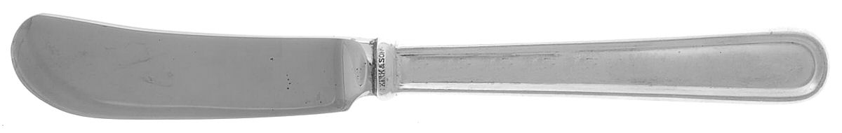 Calvert (Sterling, 1927, No Monograms) Butter Spreader Hollow Hdl-Paddle/Stainless Blade by Kirk Stieff-1