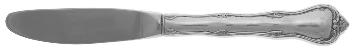 Carrollton (Sterling, 1961) Modern Hollow Butter Spreader (Stainless) by Kirk Stieff-1