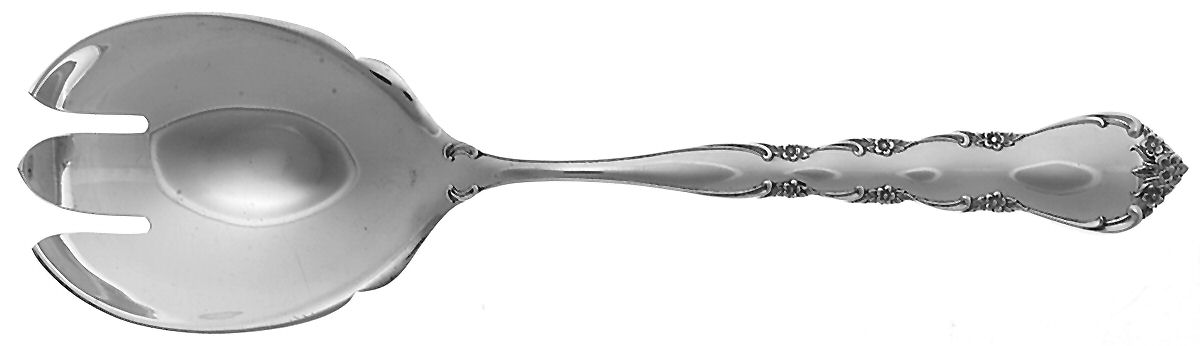 Cheryl (Sterling, 1962) Solid Salad Serving Fork by Kirk Stieff-1