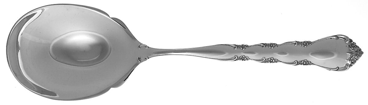 Cheryl (Sterling, 1962) Solid Salad Serving Spoon by Kirk Stieff-1