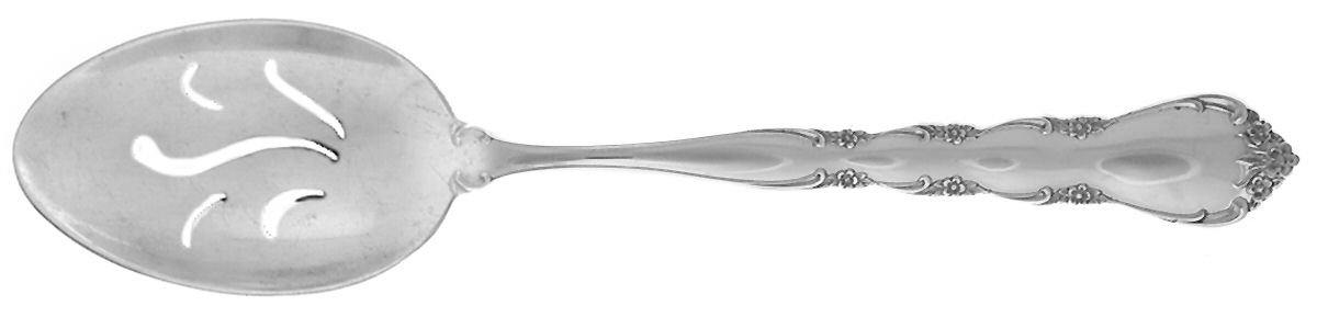 Cheryl (Sterling, 1962) Pierced Tablespoon (Serving Spoon) by Kirk Stieff-1