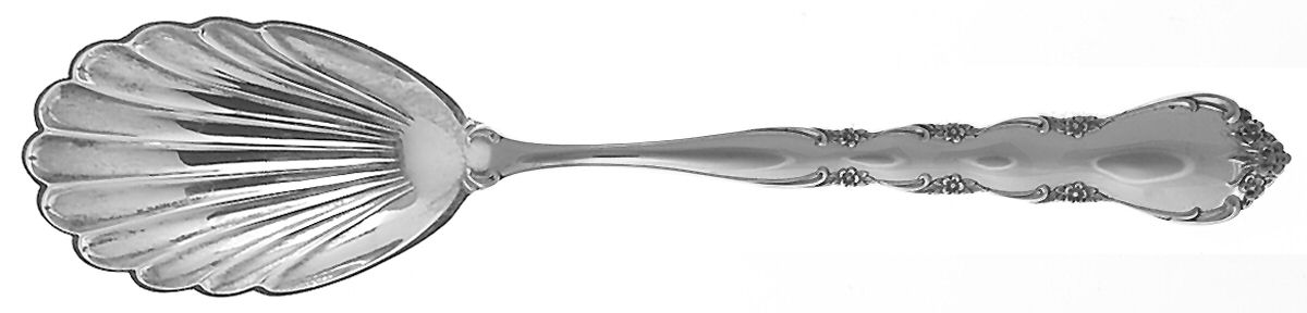Cheryl (Sterling, 1962) Sugar Shell Spoon by Kirk Stieff-1