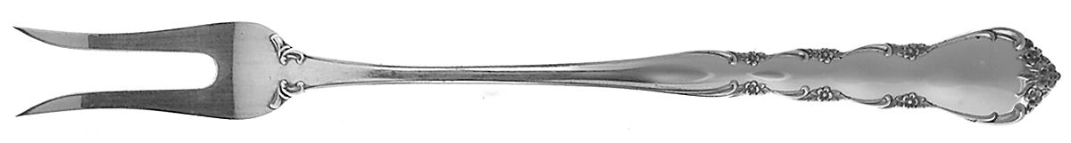 Cheryl (Sterling, 1962) Short Handle Pickle/Olive Fork by Kirk Stieff-1