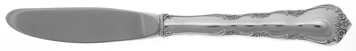 Cheryl (Sterling, 1962) Modern Hollow Butter Spreader (Stainless) by Kirk Stieff-1