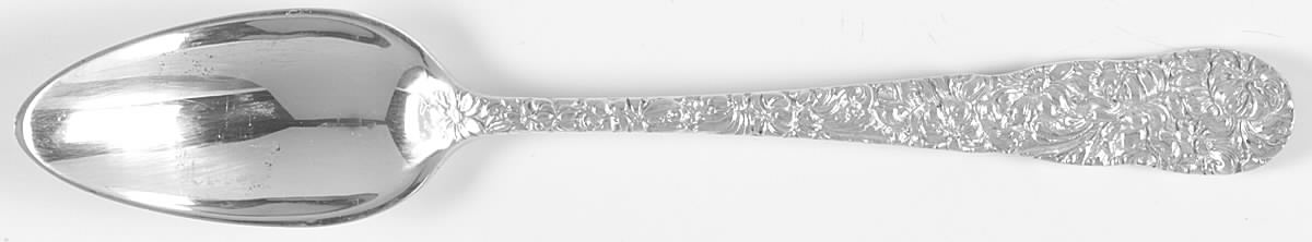 Chrysanthemum (Sterling, 1904, No Monograms) Fruit/Orange Spoon by Kirk Stieff-1