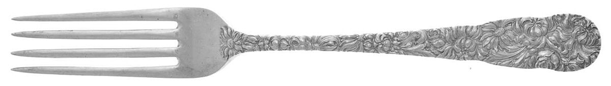 Chrysanthemum (Sterling, 1904, No Monograms) Fork by Kirk Stieff-1