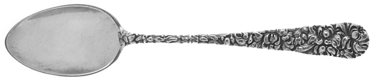 Chrysanthemum (Sterling, 1904, No Monograms) Demitasse Spoon by Kirk Stieff-1