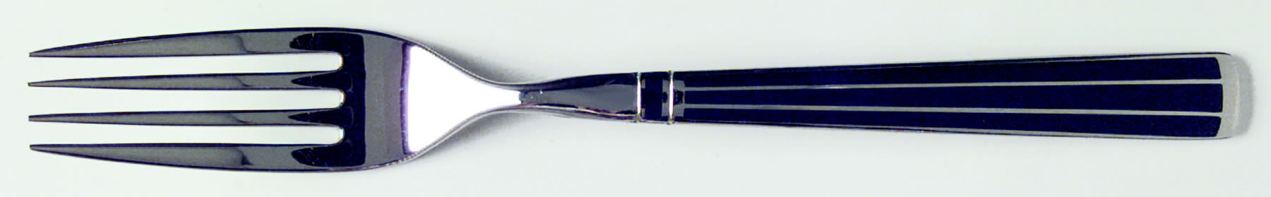 Cloisonne Embassy (Stainless-Cobalt-No Gold) Fork by Kirk Stieff-1