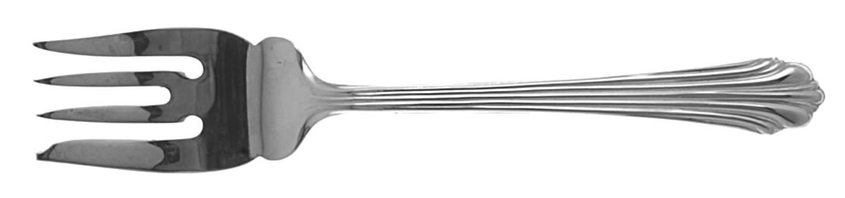 Classic Flutes (Silverplate, 1980) Individual Salad Fork by Kirk Stieff-1