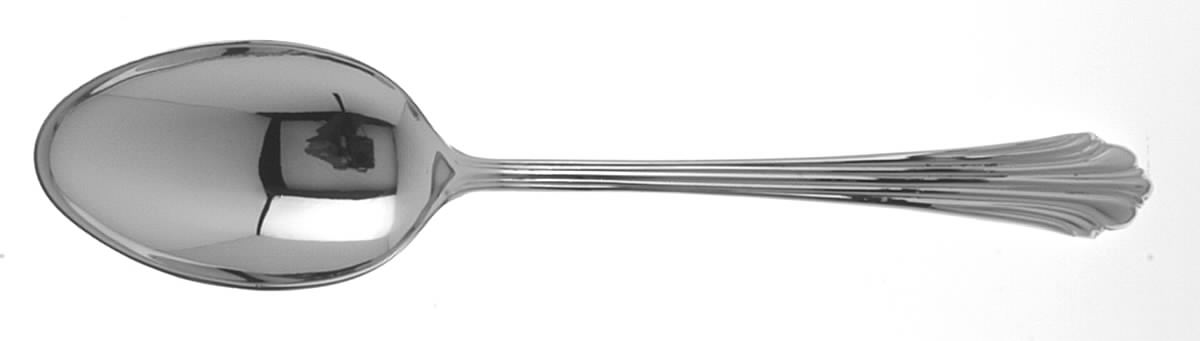 Classic Flutes (Silverplate, 1980) Tablespoon (Serving Spoon) by Kirk Stieff-1