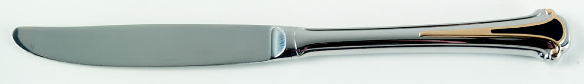 Cloisonne Royale (Stainless-Black-Gold) Modern Hollow Knife by Kirk Stieff-1