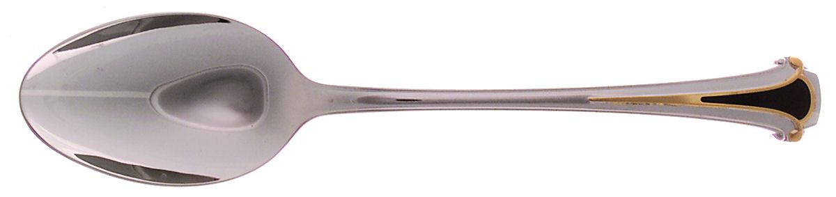 Cloisonne Royale (Stainless-Cobalt-Gold) Tablespoon (Serving Spoon) by Kirk Stieff-1