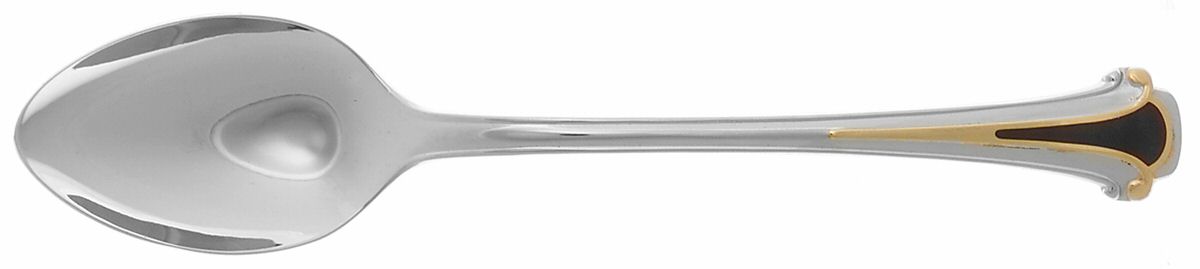 Cloisonne Royale (Stainless-Cobalt-Gold) Place/Oval Soup Spoon by Kirk Stieff-1