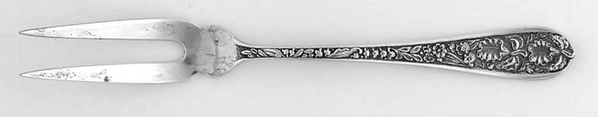 Corsage (Sterling, 1935, No Monogram) Individual Berry Fork by Kirk Stieff-1
