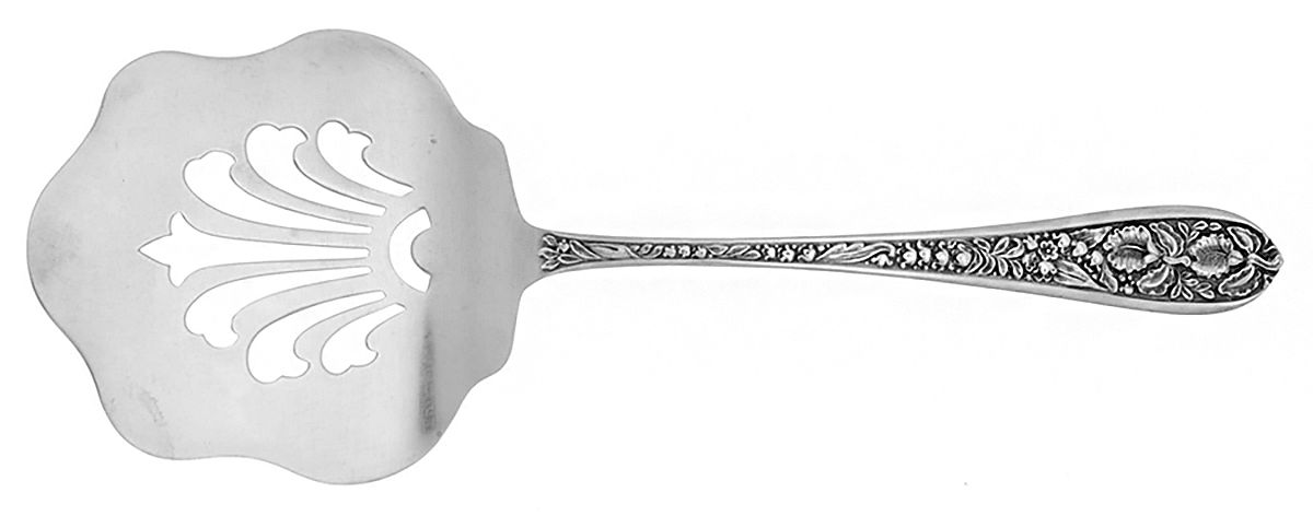 Corsage (Sterling, 1935, No Monogram) Large Solid Tomato Server by Kirk Stieff-1