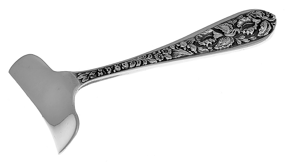 Corsage (Sterling, 1935, No Monogram) Food Pusher Solid by Kirk Stieff-1