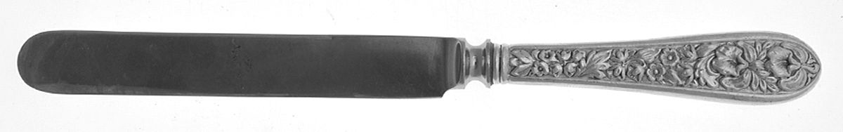 Corsage (Sterling, 1935, No Monogram) Hollow Handle Youth Knife by Kirk Stieff-1