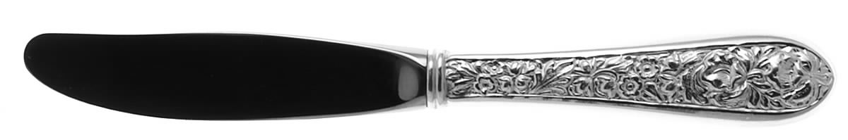 Corsage (Sterling, 1935, No Monogram) Modern Hollow Butter Spreader (Stainless) by Kirk Stieff-1