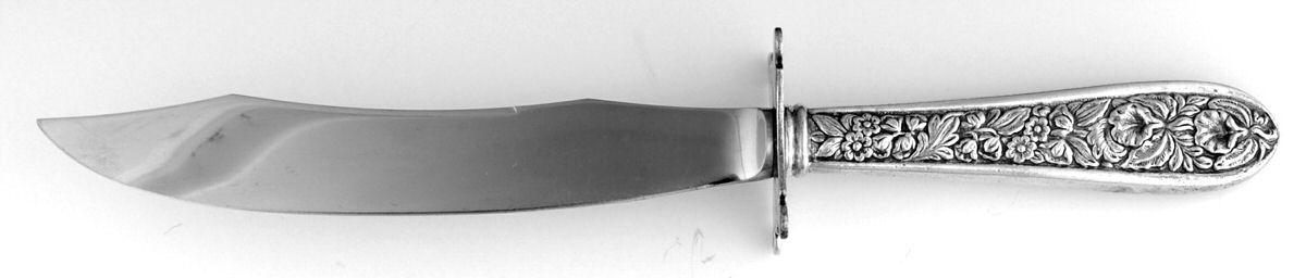 Corsage (Sterling, 1935, No Monogram) Individual Bird Knife with Stainless Blade by Kirk Stieff-1