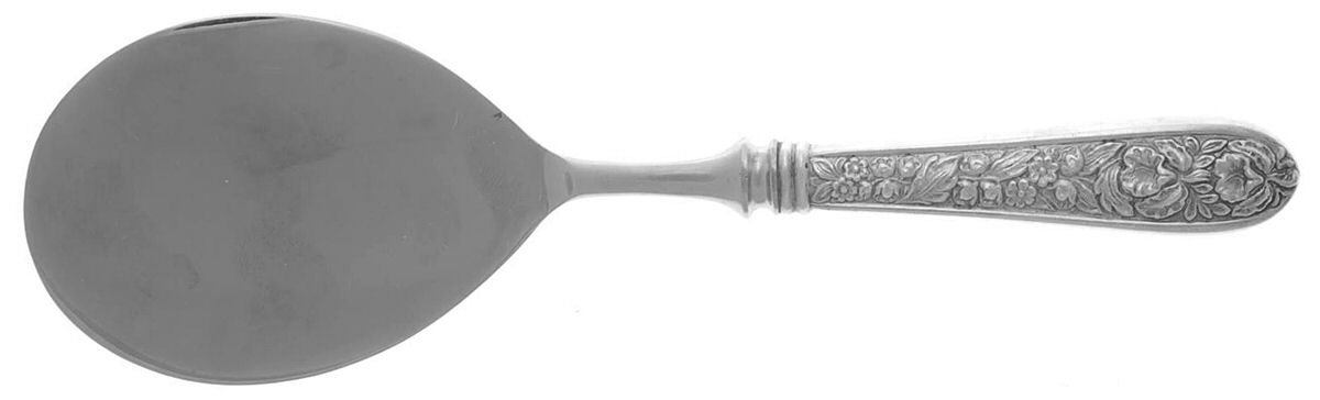 Corsage (Sterling, 1935, No Monogram) Egg Server with Stainless Blade by Kirk Stieff-1