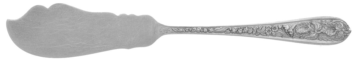 Corsage (Sterling, 1935, No Monogram) Flat Handle Master Butter Knife by Kirk Stieff-1