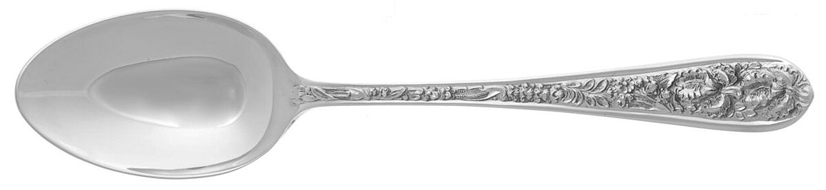 Corsage (Sterling, 1935, No Monogram) Tablespoon (Serving Spoon) by Kirk Stieff-1