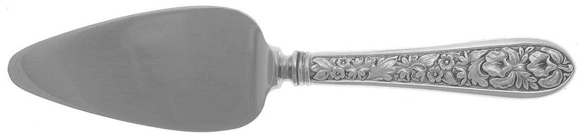 Corsage (Sterling, 1935, No Monogram) Cheese Server with Stainless Blade by Kirk Stieff-1
