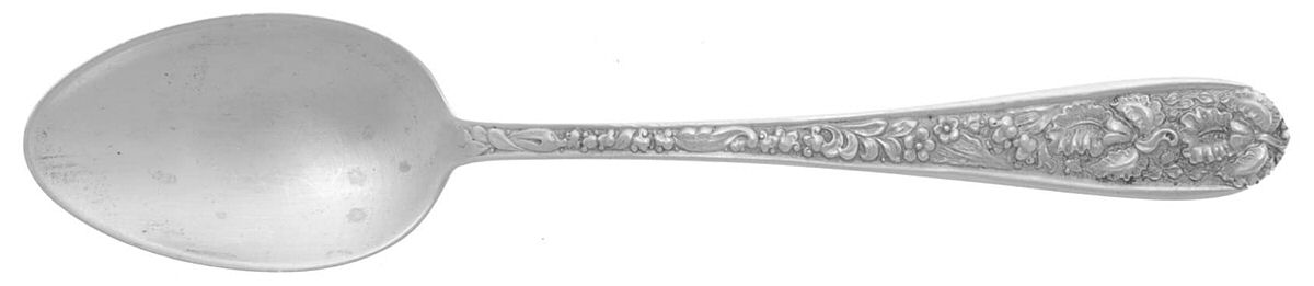 Corsage (Sterling, 1935, No Monogram) Five O'Clock Teaspoon by Kirk Stieff-1