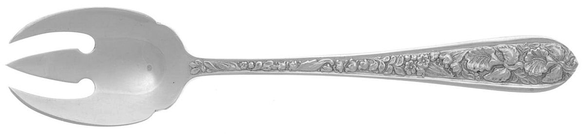 Corsage (Sterling, 1935, No Monogram) Ice Cream Fork by Kirk Stieff-1