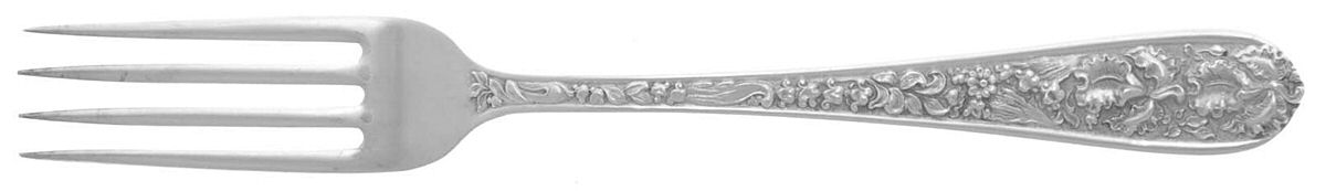 Corsage (Sterling, 1935, No Monogram) Fork by Kirk Stieff-1