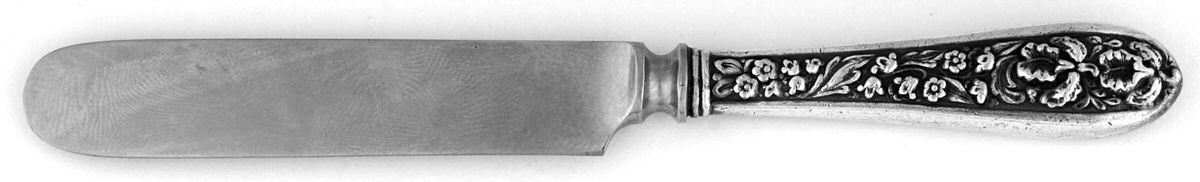 Corsage (Sterling, 1935, No Monogram) Baby Knife with Stainless Blade by Kirk Stieff-1