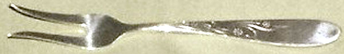 Cynthia-Engraved (Sterling, 1957) Lemon Fork by Kirk Stieff-1