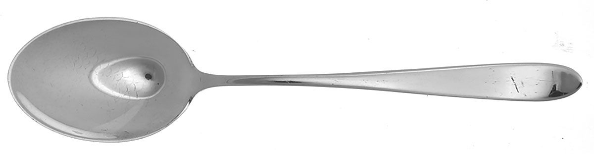 Cynthia-Plain (Sterling, 1957) Dessert/Oval Soup Spoon by Kirk Stieff-1