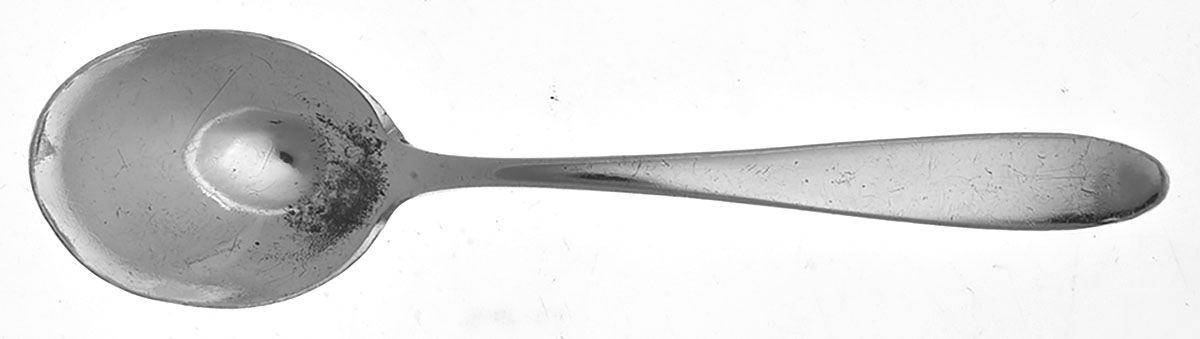 Cynthia-Plain (Sterling, 1957) Straight Handle Baby Spoon by Kirk Stieff-1
