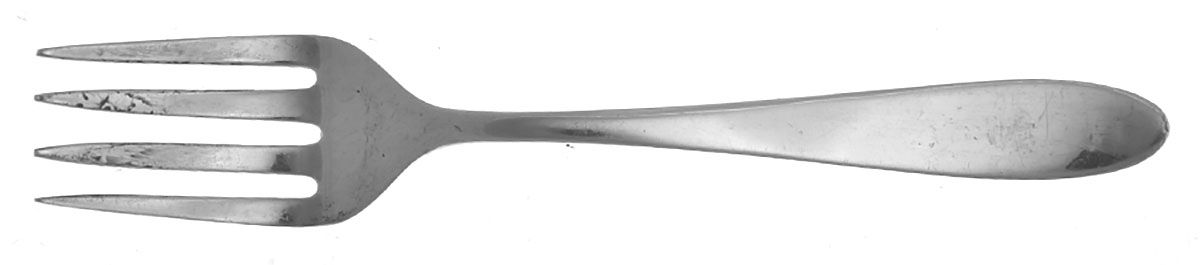Cynthia-Plain (Sterling, 1957) Baby Fork by Kirk Stieff-1