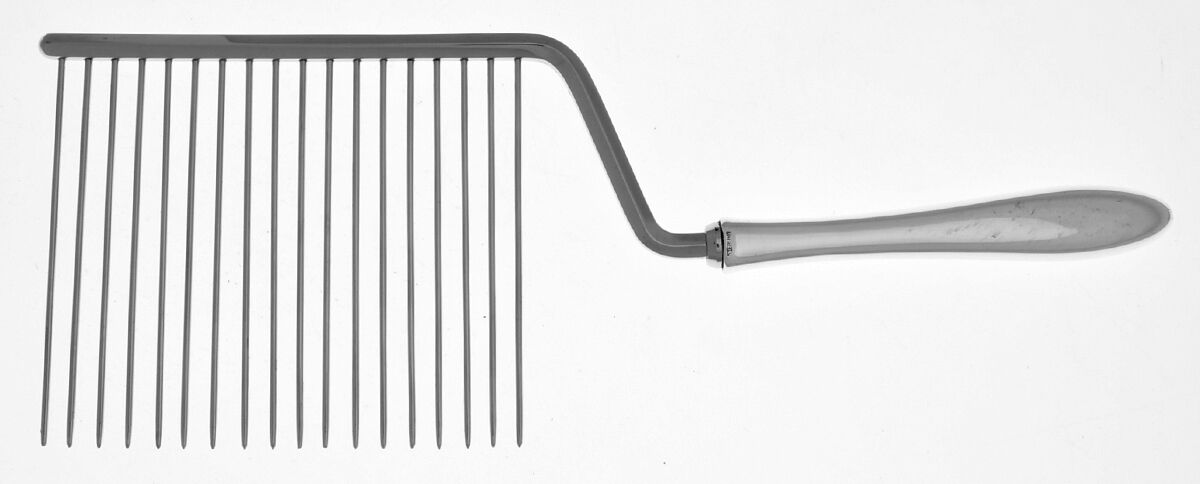 Cynthia-Plain (Sterling, 1957) Cake Breaker with Silverplate Prongs by Kirk Stieff-1