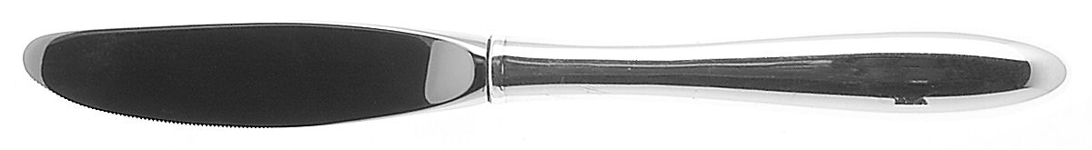 Cynthia-Plain (Sterling, 1957) Modern Hollow Butter Spreader (Stainless) by Kirk Stieff-1