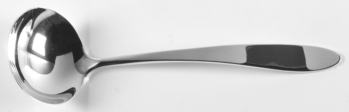 Cynthia-Plain (Sterling, 1957) Solid Gravy Ladle by Kirk Stieff-1