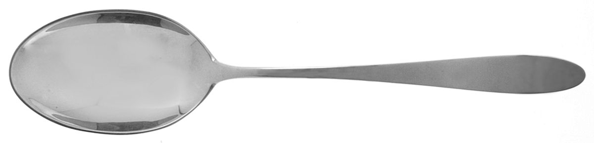 Cynthia-Plain (Sterling, 1957) Tablespoon (Serving Spoon) Medium by Kirk Stieff-1